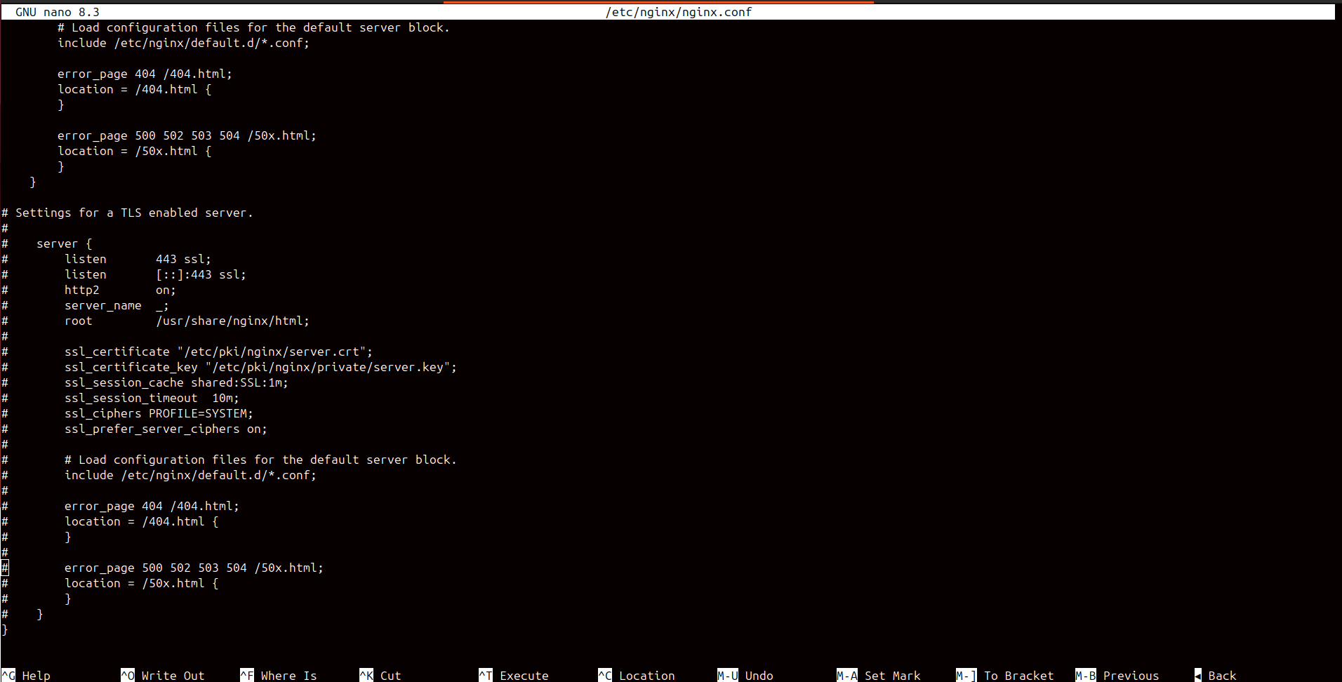 NGINX and HTTPS configuration for Pathwaays